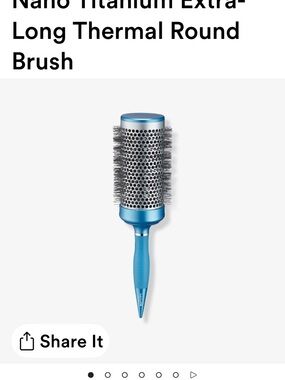 Babyliss Pro Nano titanium extra long Round Vent Brush 2.25”